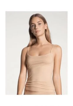 CALIDA Natural Comfort Unterhemd, Spaghetti-Träger, Für Damen 160 ROSE TEINT