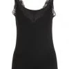 -con-ta- Unterhemd, Spitzen-Details, V-Ausschnitt, Für Damen 200 SCHWARZ -MEY Shop unnamed file 1136