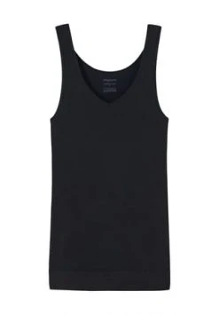 SCHIESSER Seamless Light Unterhemd, V-Ausschnitt, Für Damen C0 000 SCHWARZ