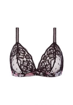 Aubade Damen Triangel-BH Magic Garden Pivoine Noire