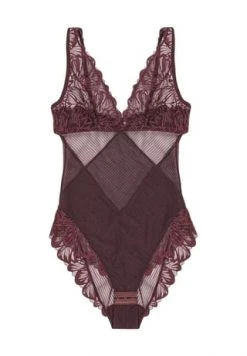 Triumph Lavish Spotlight Body, Spitze, Für Damen CLARET