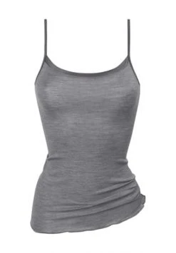 CALIDA True Confidence Spaghetti-Top, Slim Fit, Für Damen 857 PLATIN MELÉ_